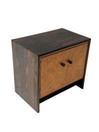 Art Deco Cabinet in Macassar and Birch by Gebroeders Reens Amsterdam, 1930s